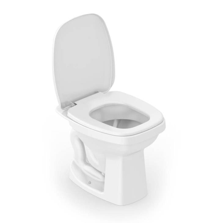 Kit Vaso Sanitário Convencional Itens De Instalação Assento Sanitário Like Branco Celite