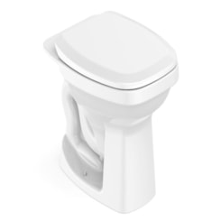 Kit Vaso Sanitário Convencional Itens de Instalaçao E Assento Pp Art Branco Incepa