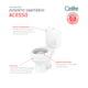 Kit Vaso Sanitário De Acessibilidade Com Caixa Acoplada Assento E Acessórios Acesso Confort Branco Celite  - 006bde78-ff30-4fcf-b923-82d2aab236f7