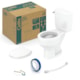 Kit Vaso Sanitário De Acessibilidade Com Caixa Acoplada Com Acessórios Lateral Assento Pp Soft Close Acesso Confort Celite - eaa06687-9380-400f-9a53-7415bd808dce