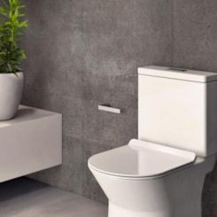 Kit Vaso Sanitário Docol Liss com Caixa Acoplada, Assento e Acessórios