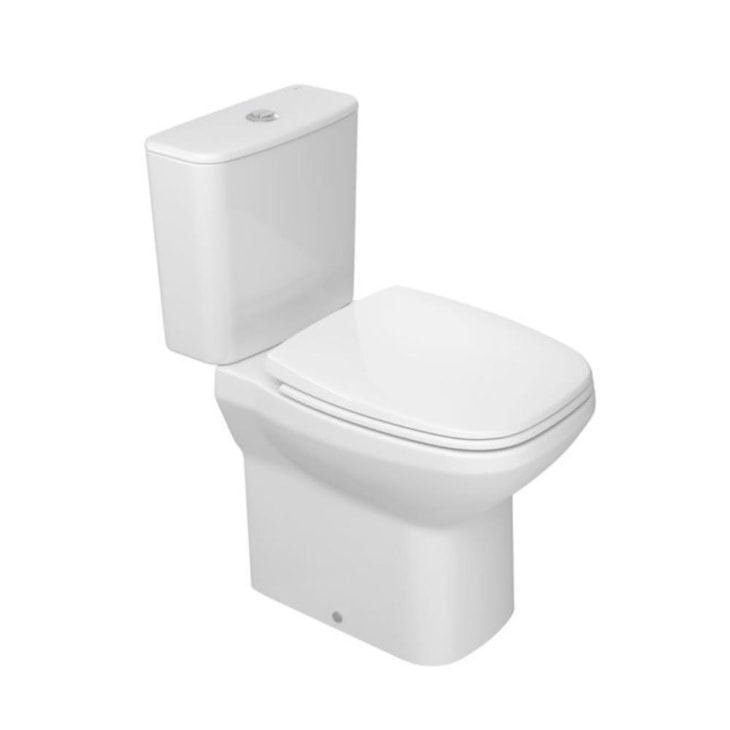 Kit Vaso Sanitário Flex Com Assento Branco Deca 40x36x60cm