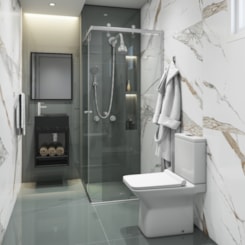 Kit Vaso Sanitário Stillo com Caixa Acoplada e Acessórios Branco Docol