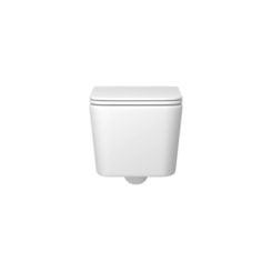 Kit Vaso Sanitário Suspenso Slim Total Clean Branco Deca