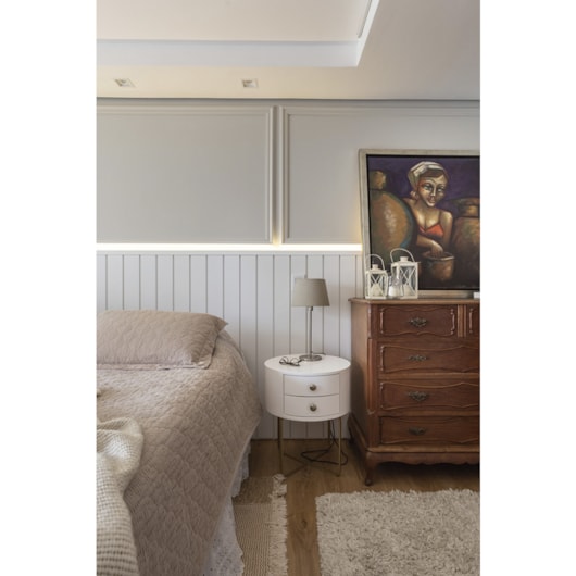 Lambri De Poliestireno Santa Luzia 656 Branco 2,8m - Imagem principal - ab047e5c-e659-4522-9a23-bcff4d5cd777