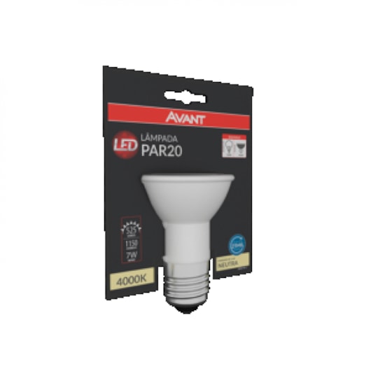 Lâmpada De Led Par20 Luz Neutra 7W 4000K Bivolt Avant - Imagem principal - d314ef4c-ca0e-45a3-9e86-7296669b96a0