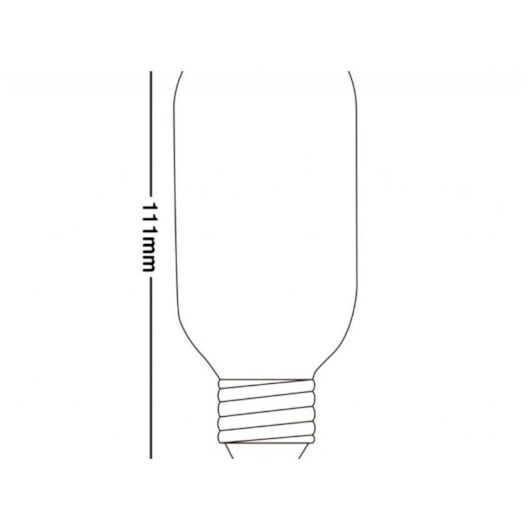 Lâmpada Filamento De Carbono T45 40W 127V Taschibra - Imagem principal - 3a1d6c8f-6096-45be-9ee1-194f79a890b2