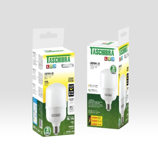 Lâmpada High Led TKL 110 6500K E27 17032 Taschibra 20W - Imagem principal - e1876a09-292c-4f50-9705-5a606189a20c