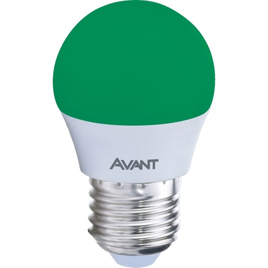 Lampada LED Bolinha 4W Luz Verde Base E27 Bivolt Avant - Imagem principal - c1d5f855-eb7b-4ff1-9e55-8323576d5989