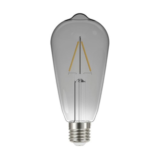 Lâmpada Led Filamento Vintage St64 Fumê Taschibra Autovolt - Imagem principal - 81d2f0a3-1c38-423f-9869-f3b6091b262e