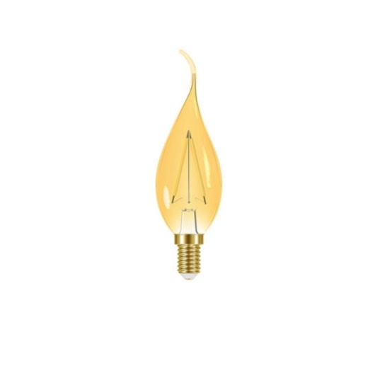 Lâmpada Led Filamento Vintage Vela Bico Torcido B35 3W 127V Âmbar E14 Taschibra - Imagem principal - c49c0d61-fd11-41b8-8ddd-3c03d54d8e3d