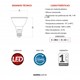 Lâmpada LED Par20 7w 2700k Emissão de Luz Amarela Bivolt Avant 525lm - f054f6c4-5fdb-430f-bee5-eeedd3d634ec