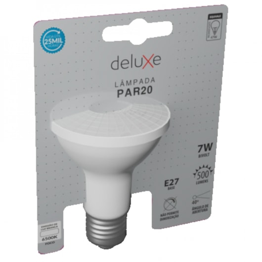 Lâmpada Led Par20 7W Luz Branca 6500K Bivolt Avant - Imagem principal - 535a0e2a-03c0-4752-957d-c0ec5e45fafd