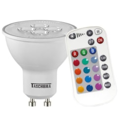 Lâmpada Led Tdl Rgb Ir Taschibra 5W