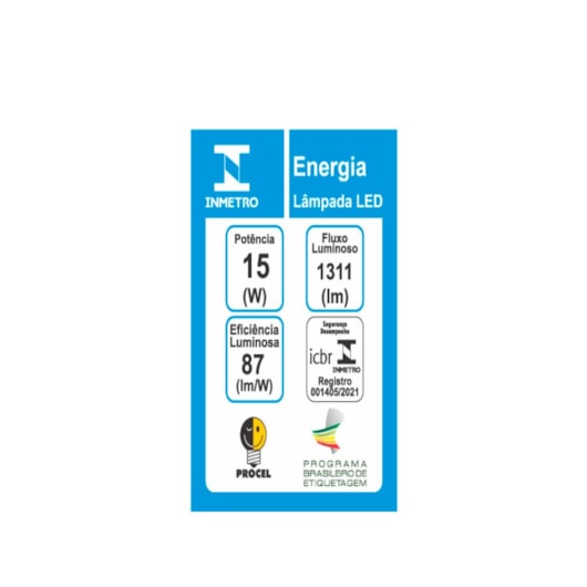 Lâmpada Led Tkl 90 6500K 16833 Taschibra 15W - Imagem principal - f0187ded-c88a-4ef5-93de-c00a25a98029