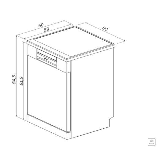 Lava-Louças Inox 14 Serviços SB14X 60 Com 6 Programas e 4 Funções Tramontina 220V - Imagem principal - 6ea9a6b9-b596-491e-82f5-e1406ef8cbe5