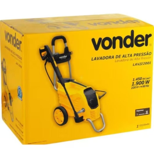 Lavadora De Alta Pressão Lav 2200i Vonder 22V - Imagem principal - b82b359c-cd54-445e-95ba-f7a3bd03fa6f