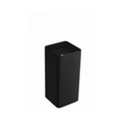 Lavatório Apo Quadrada Lc26 Com Coluna Ébano Deca