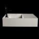 Lavatório De Apoio Duramatt Arles Branco Fosco Acetinado Sabbia - 8c47f06d-c7be-42fe-b658-fadf7a09d309