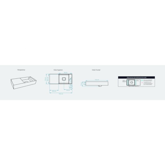 Lavatório De Apoio Duramatt Esquerdo Com Textura Friso Arles Fosco Branco Acetinado Sabbia - Imagem principal - b2e77e65-629f-4b8d-b530-6af4deaea2cd
