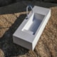 Lavatório De Apoio Duramatt Rodes 100 Branco Fosco Acetinado Sabbia - 17aaa944-666d-4836-90d1-666e1327e60a