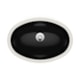 Lavatório De Embutir Oval Preto Celite 49x32,5cm - 9961931e-2acb-4f6e-b75d-c3486ae2103d