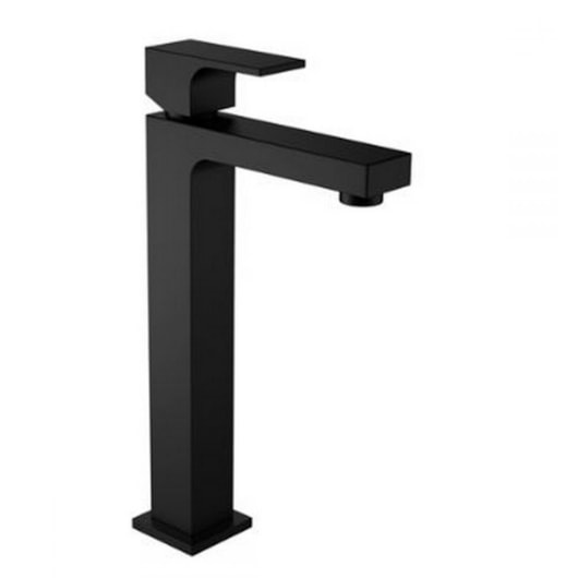 Lavatório De Mesa Monocomando Unic  Bica Alta Black Matte Deca - Imagem principal - 47ff55eb-0f61-4be4-8206-405a64aab971
