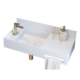 Lavatório Duramatt Suspenso Direito Com Toalheiro Frontal Arles Branco Fosco Acetinado Sabbia - 71c3f10c-84a2-442a-98d7-88290772018f