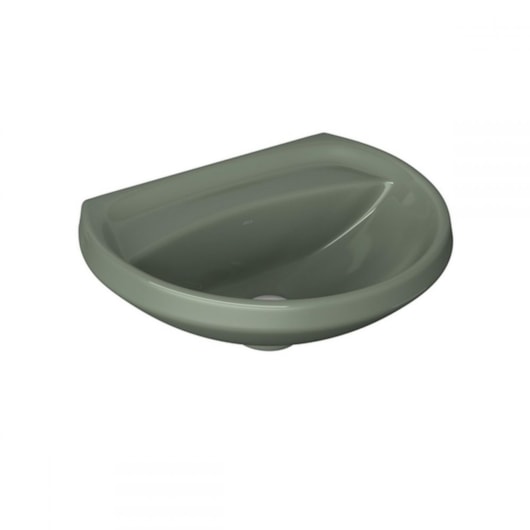 Lavatório Izy 46x36cm L915 Verde Deca - Imagem principal - eb5f0c3d-f4c4-41f0-95a6-92da4487957d