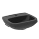 Lavatório Para Coluna 495x395 Furo Central Sem Ladrao City Preto Celite - 1275b09a-5376-4756-baf7-40d47340a548