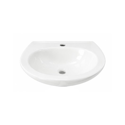 Lavatorio Para Coluna Colonial Branco Hervy 45x37cm - Imagem principal - 19c9a98e-2b72-4142-beb8-92c930f1e47f