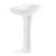 Lavatório Para Coluna Saveiro Branco Celite 47x39cm - 944b1f3f-a13e-4767-962d-5db06b13f927