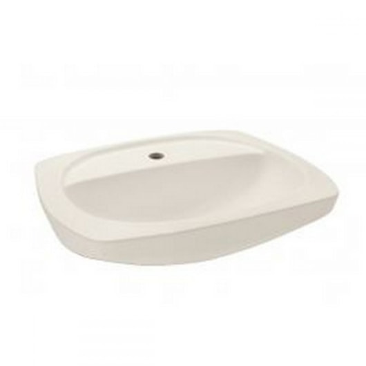 Lavatório Para Coluna Thema 52x42cm Biscuit Incepa - Imagem principal - fe0c83ca-9039-40bc-9ee3-09f142351080