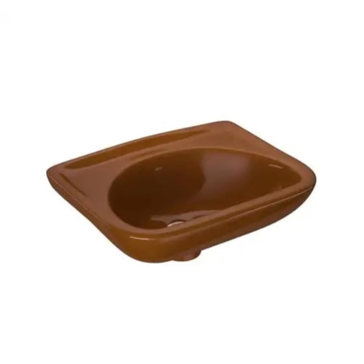 Lavatório Pequeno Belize Caramelo Deca 39x29x16,5cm - Imagem principal - bdd8e99e-3ca3-4191-8931-22882062652e