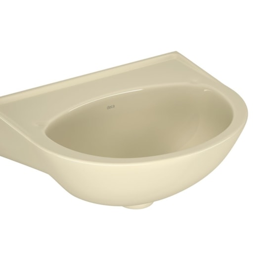 Lavatório Pequeno Jade Creme Deca 39x19x16,5cm - Imagem principal - a488b70a-0842-4d72-b0d7-fa85cd26e408
