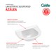 Lavatório Suspenso Azalea 43x33cm Branco Celite - b635e869-77b4-4ab8-b4fb-e76a861e7796