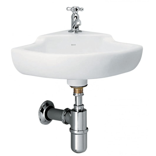 Lavatório Suspenso De Canto Izy Branco Deca - Imagem principal - 2fe9aea2-adb3-4f81-b674-07a5efd858f5