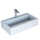 Lavatório Suspenso Duramatt Tibet 70 Branco Fosco Acetinado Sabbia - 32a9540e-3901-43e1-a008-7297cad2c1e1