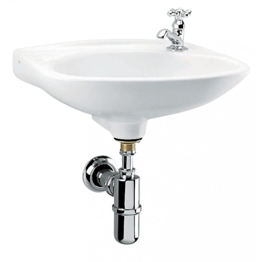 Lavatório Suspenso Izy 39,5x29,5cm L.15.17 Branco Deca - Imagem principal - 2291927a-68f7-4321-a1c5-0548de14b1ab