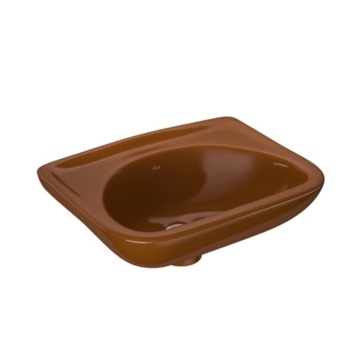 Lavatório Suspenso Izy Caramelo Deca 39,5x29,5cm - Imagem principal - 847e986a-d762-48d3-9fdc-821b9e938e95