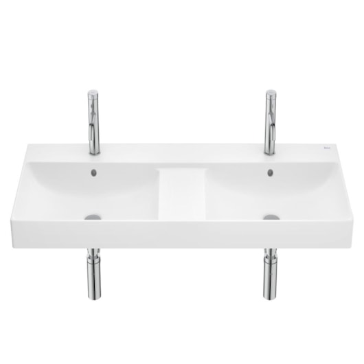 Lavatório Suspenso Ona Branco Matte Roca 120x46cm - Imagem principal - 8e9a3918-3a90-46b2-8d99-84280eecfe05