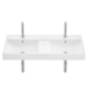 Lavatório Suspenso Ona Branco Matte Roca 120x46cm - 99cbf3be-91b8-4f6f-9f5f-3b2f82ba3b1e