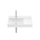 Lavatório Suspenso Ona Lado Direito Branco Matte  Roca 80x46cm - 651b0ae3-3dd2-41cf-bf7f-0261efa61073