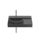 Lavatório Suspenso Ona Lado Direito Preto Matte Roca 80x46cm - eb7dda47-9c43-4095-bb51-477f307a7d90