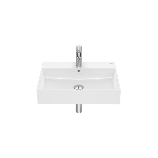 Lavatório Suspenso ou Apoio Inspira Square Branco Roca 60x49 cm - Imagem principal - 69688df0-019c-419f-b6f8-a1f616411112