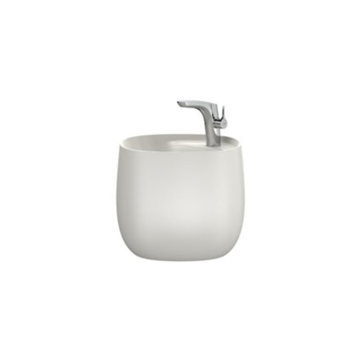 Lavatório Suspenso Válvula 1.1/4 Beyond Beige Roca 47x46cm - Imagem principal - 1e02d8a2-b262-4e47-bf01-6a073609c204