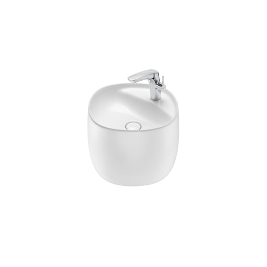 Lavatório Suspenso Válvula 1.1/4 Beyond Branco Roca 47x46cm - Imagem principal - 6ddf2643-5638-4251-b13a-7cb195ae7b4d