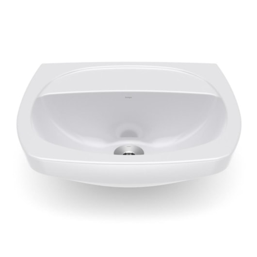 Lavatório Thema Para Coluna Cinza Plata Incepa 52x42cm - Imagem principal - 4c49c263-b4d3-406e-a7ae-eb9ca880526b