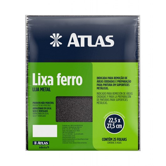 Lixa De Ferro 100 Atlas - Imagem principal - 911b869b-b3d5-4300-a392-86042641fbef