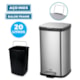 Lixeira Com Pedal E Balde Frame Inox Brinox 20L - bbf84bc0-4d19-4d43-b517-4cb6acd2d4c3